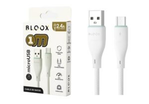 Cable de Datos BLOOX USB A a microUSB PVC 100cm