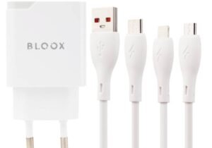 Cargador BLOOX 2 USB 3. 1A + Cable Lightning (BL-TCA-L4)